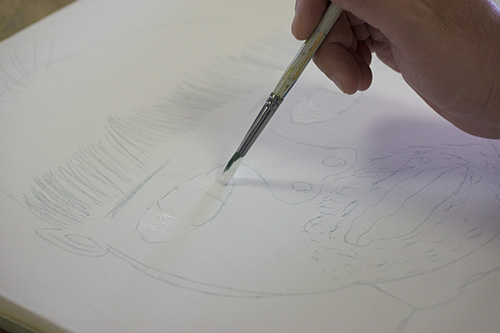 4月アートルーム :「わたし、ぼくのかおを描く」
」