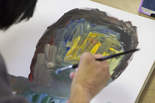 4月アートルーム :「わたし、ぼくのかおを描く」
」