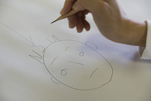 5月アートルーム :「しりとり絵」
」