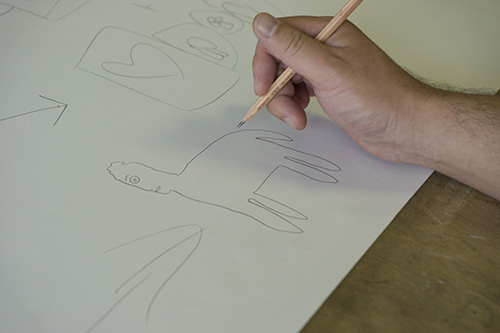 5月アートルーム :「しりとり絵」
」