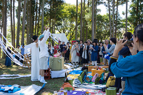 「だるまワークショップ in ウェディングパーティー」
」