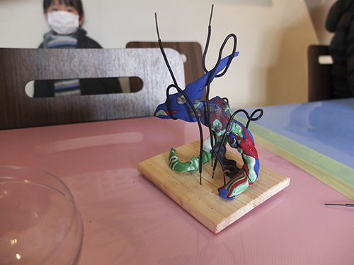 ワークショップ カラフルねんどでフィギュア作り体験! 2回め
」