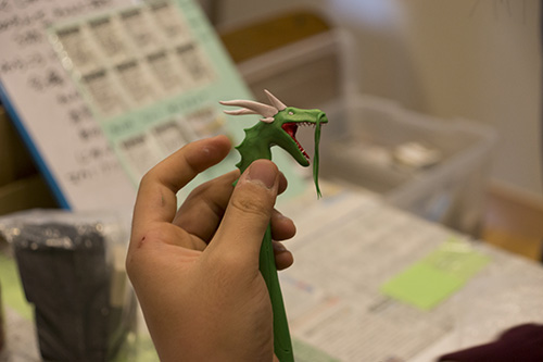 ワークショップ カラフルねんどでフィギュア作り体験! 1回め
」