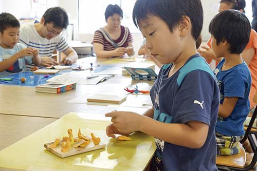 2015夏休み企画：「尾﨑憧汰郎ねんどワークショップ（7/26）」
」