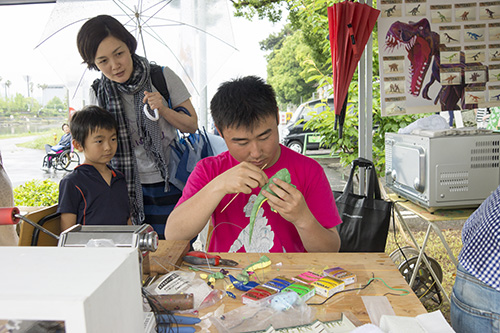 ヴィレッジ2015：「尾﨑憧汰郎ねんどワークショップ」
」